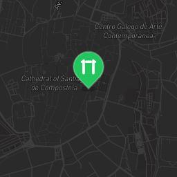 Map showing where Outdoor fitness - Santiago de Compostela - Calisthenics workout is