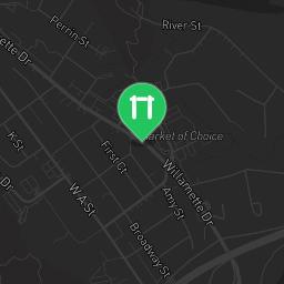 Map showing where Fitness Court Tanner Creek Park - Exercise Stations is