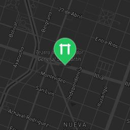 Map showing where Barras Parque Sarmiento is