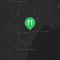 Map showing where Níjar - Outdoor Gym - San José is