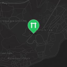 Map showing where Форос - Aire de Fitness - Пирс is