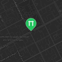 Map showing where Perm - Street Workout Park - Стадион «Динамо» is