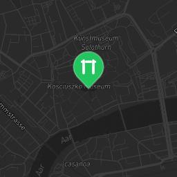 Map showing where Schützenmatt Street Workout Park is