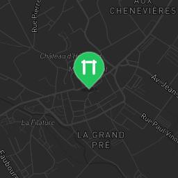 Map showing where Outdoor gym - Héricourt - Calisthenics workout is