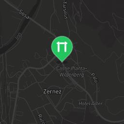 Map showing where Outdoor Fitness Zernez is