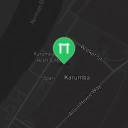 Map showing where Outdoor Gym Karumba is