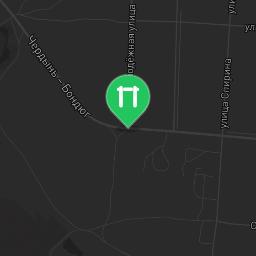 Map showing where Outdoor fitness training - Cherdynskoe - Calisthenics workout is