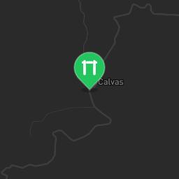 Map showing where Outdoor Fitness Calvas is