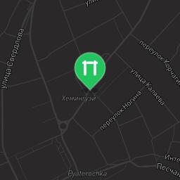 Map showing where Outdoor gym - Busaevskoe - Calisthenics workout is