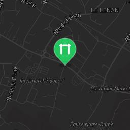 Map showing where Parc street workout - Lanton is