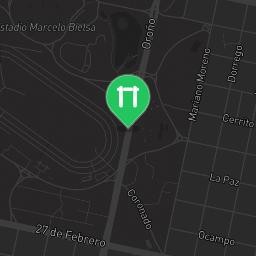 Map showing where Outdoor gym Rosario is