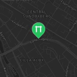 Map showing where Outdoor fitness training - Sundbyberg Municipality - Calisthenics workout is