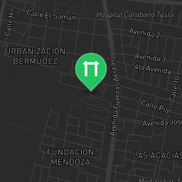 Map showing where Maracay - Street Workout Park - Pro Barras is