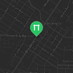 Map showing where Bodyweight training - Grove City - Calisthenics workout is