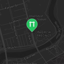 Map showing where Bodyweight gym - Launceston - Calisthenics workout is