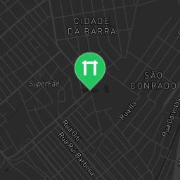 Map showing where Outdoor workout - Vila Velha - Calisthenics workout is