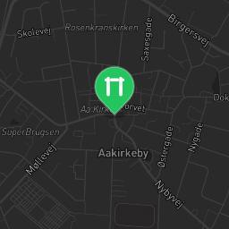 Map showing where Aakirkeby Street Workout is