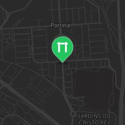 Map showing where Portela - Outdoor Gym - Parque de Fitness is
