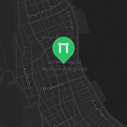 Map showing where Outdoor Gym Argostoli is