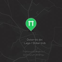Map showing where Calisthenics Park Doberdò del Lago is