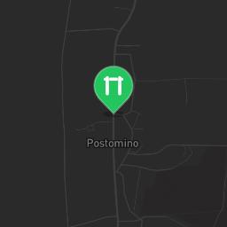Map showing where Outdoor gym - Postomino - Calisthenics workout is