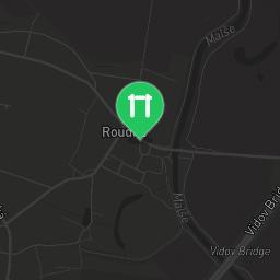 Map showing where Street workout park Roudné is
