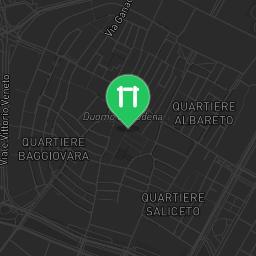 Map showing where Modena - Outdoor Fitness Exercise Stations - Parco Enzo Ferrari is