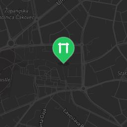 Map showing where Street Workout Čakovec - Jug is