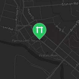 Map showing where Bodyweight Fitness Paeroa Park is