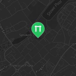 Map showing where Burntwood - Parkour Park - Cherry Close is