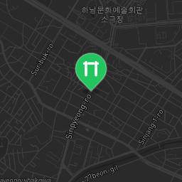 Map showing where Public gym park - Hanam-si - Calisthenics workout is