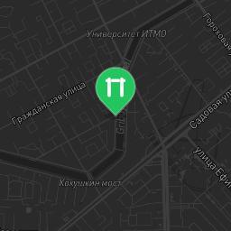 Map showing where Saint Petersburg - Fitness Park - Северо-Западный Региональный Общий Центр Обслуживания is