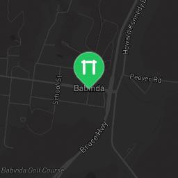 Map showing where Babinda - Outdoor Exercise Station - Bill Wakeham Park is