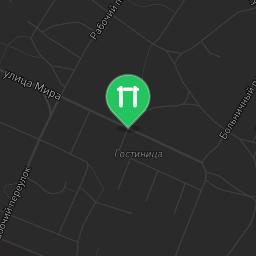 Map showing where Kozhva - Street Workout Park - Улица Западная is