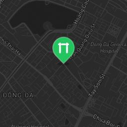 Map showing where Hanoi Street workout and gym is