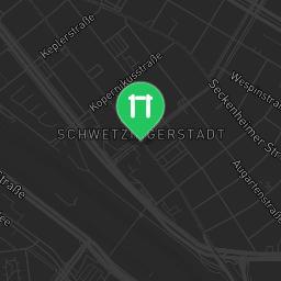Map showing where Mannheim-Oststadt- Calisthenics Anlage - Unterer Luisenpark - Kenguru.PRO is