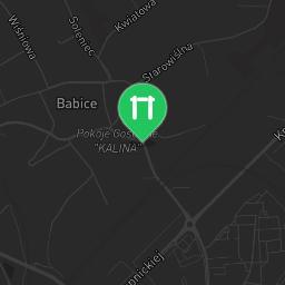 Map showing where Outdoor Fitness Babice is