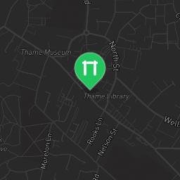 Map showing where Bodyweight workout - Thame - Calisthenics workout is