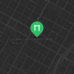 Map showing where Riverside - Calisthenics equipment - Riverside City Park is