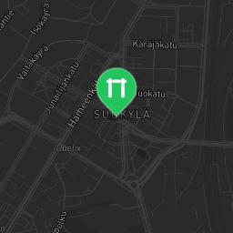 Map showing where Public gym park - Riihimäki - Calisthenics workout is