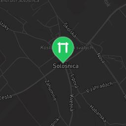Map showing where Outdoor Gym Sološnica is