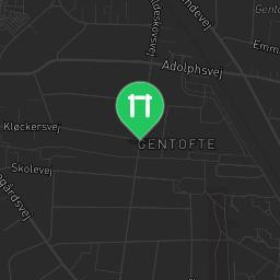 Map showing where Outdoor Fitness Gentofte Sø is