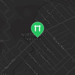 Map showing where Normanby - Calisthenics Park - Lindsay Creek is