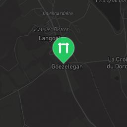 Map showing where Outdoor Gym Langoëlan is