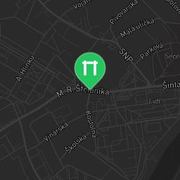 Map showing where Sered - Calisthenics Park - Octago is