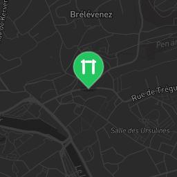 Map showing where Trégastel - Calisthenics Station - Tennis Club is