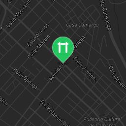 Map showing where Outdoor gym - Santa Rosalía De Camargo - Calisthenics workout is