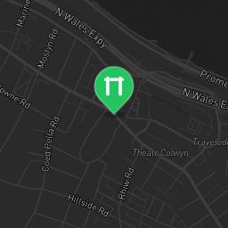 Map showing where Outdoor Gym Colwyn Bay is