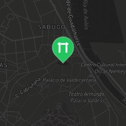 Map showing where Avilés - Street Workout - Parque de Ferrera is