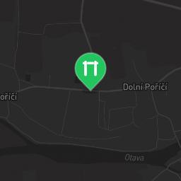Map showing where Street Workout Park Horní Poříčí is